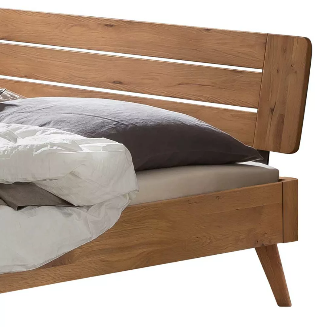 Franzoesisches Bett Massivholz aus Wildeiche modernem Design günstig online kaufen