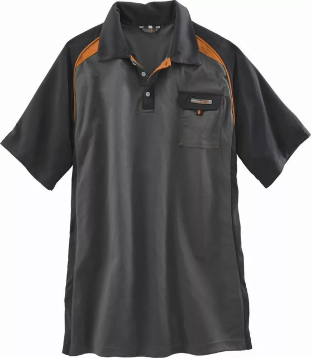 Terratrend Job Poloshirt grau/schwarz/orange günstig online kaufen