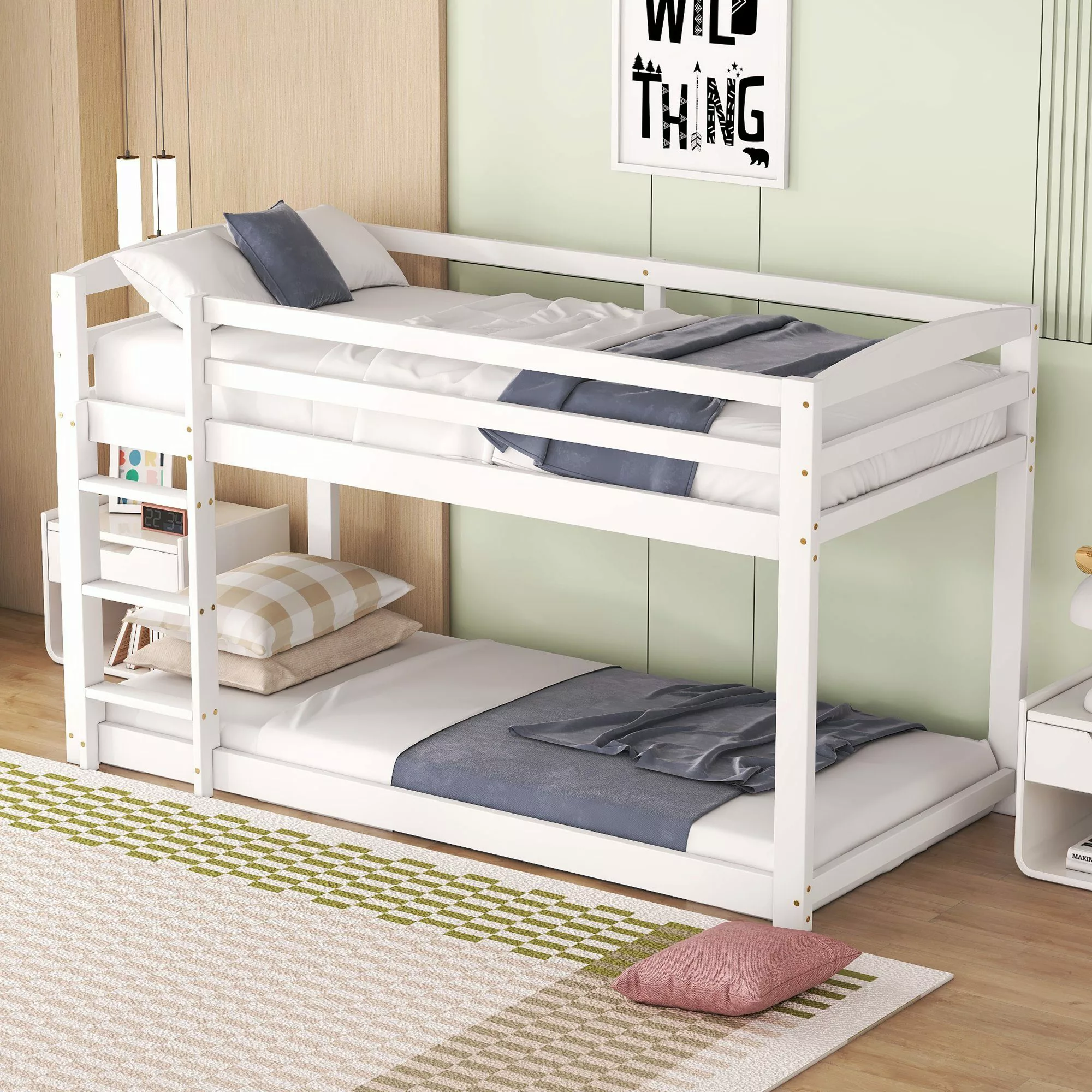 Ulife Etagenbett Kinderbett Jugendbett Rahmen aus günstig online kaufen
