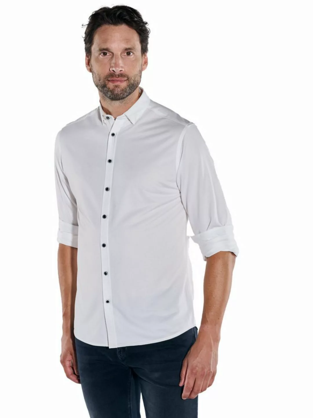 ENGBERS GERMANY Langarmhemd Langarm-Hemd slim fit günstig online kaufen