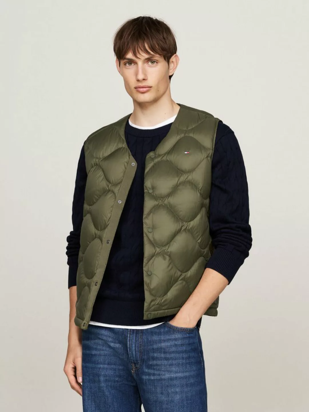 Tommy Hilfiger Steppweste ONION QUILTED DOWN LINER VEST mit Zwiebelsteppung günstig online kaufen