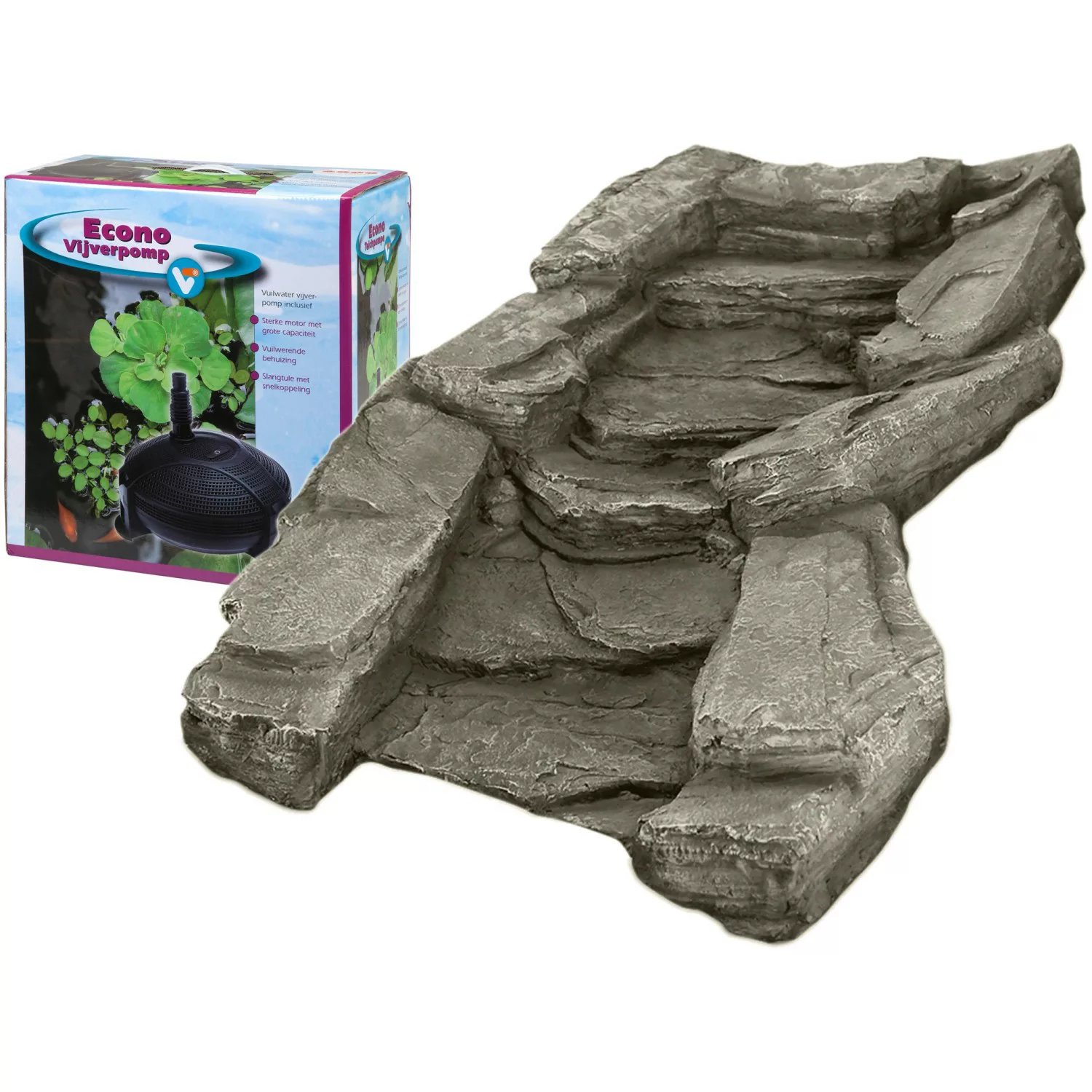 VT Bachlaufschale Garden Stream 105 cm mit Pumpe günstig online kaufen