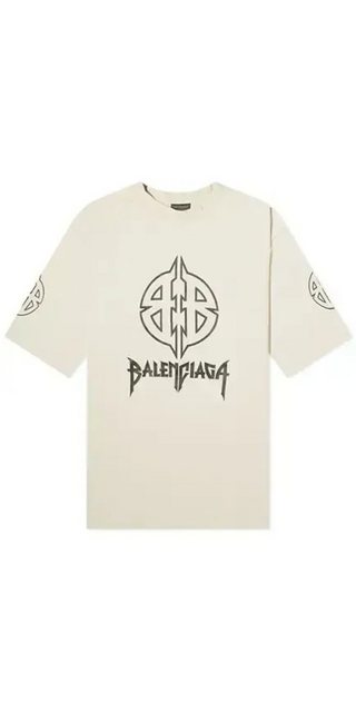 Balenciaga Print-Shirt Balenciaga T-Shirt Unisex Weiß günstig online kaufen