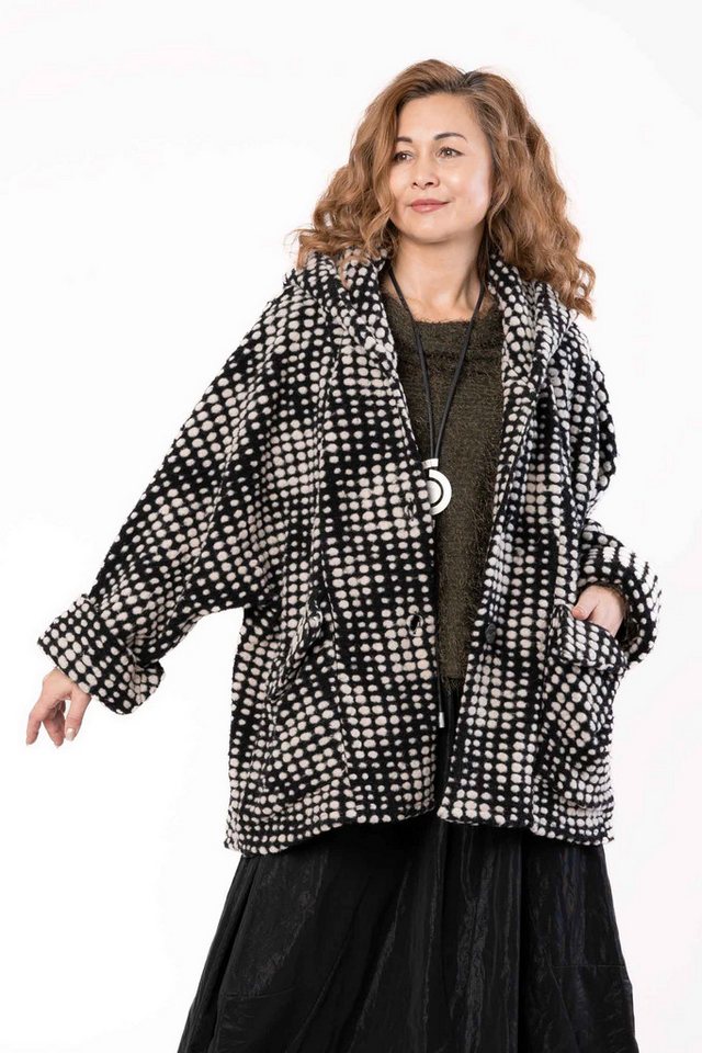 déjà vu Fashion Wolljacke Neandros Jacke in Kastenform aus Wollmischfaser ( günstig online kaufen