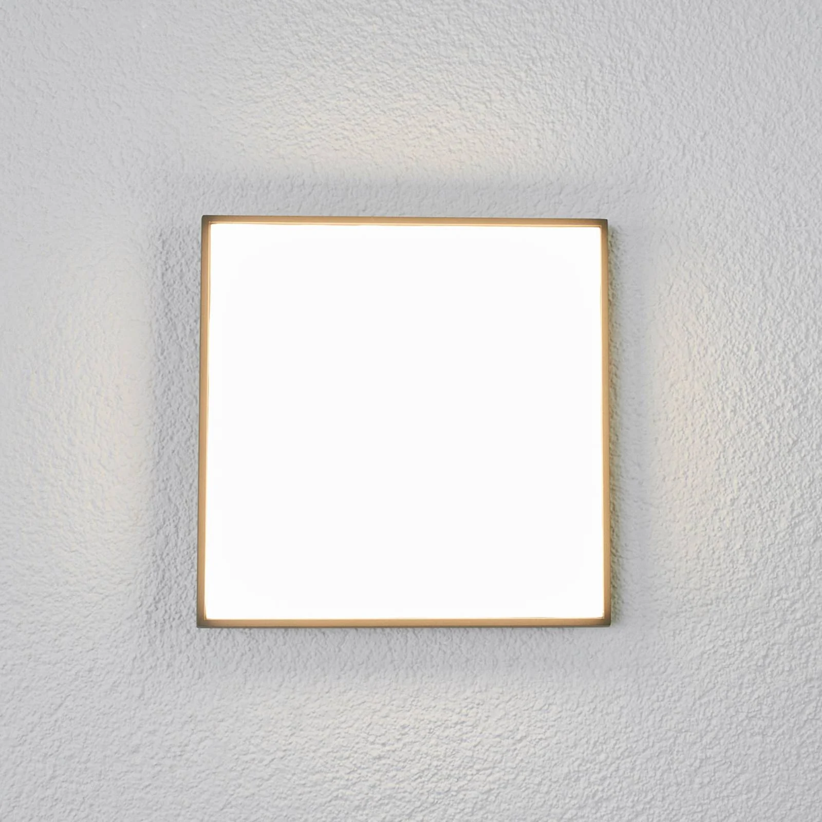 Lucande Amra LED-Außendeckenleuchte, eckig 30 cm günstig online kaufen