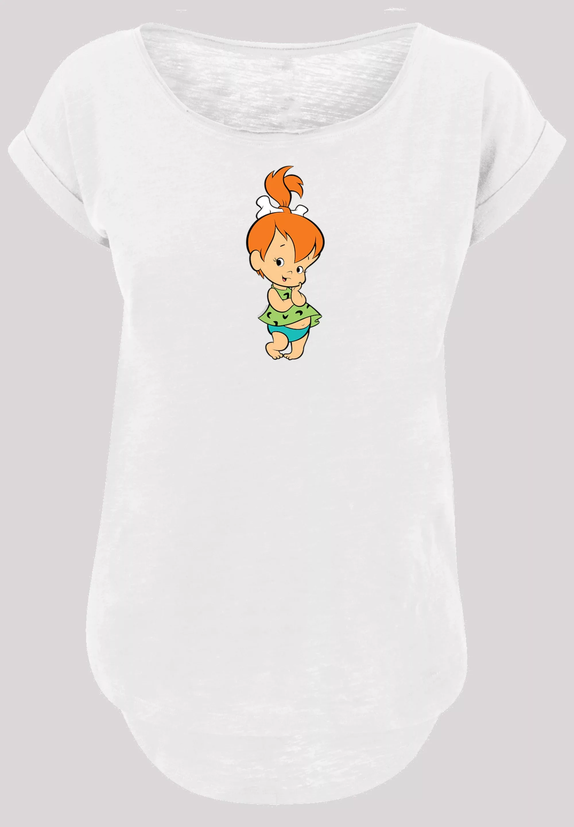 F4NT4STIC T-Shirt "Pebbles Feuerstein", Damen,Premium Merch,Lang,Longshirt, günstig online kaufen