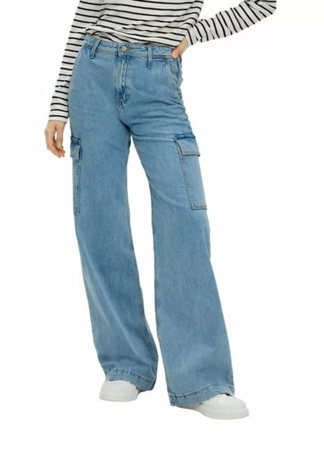 s.Oliver Weite Jeans mit weitem Bein und hohem Bund günstig online kaufen