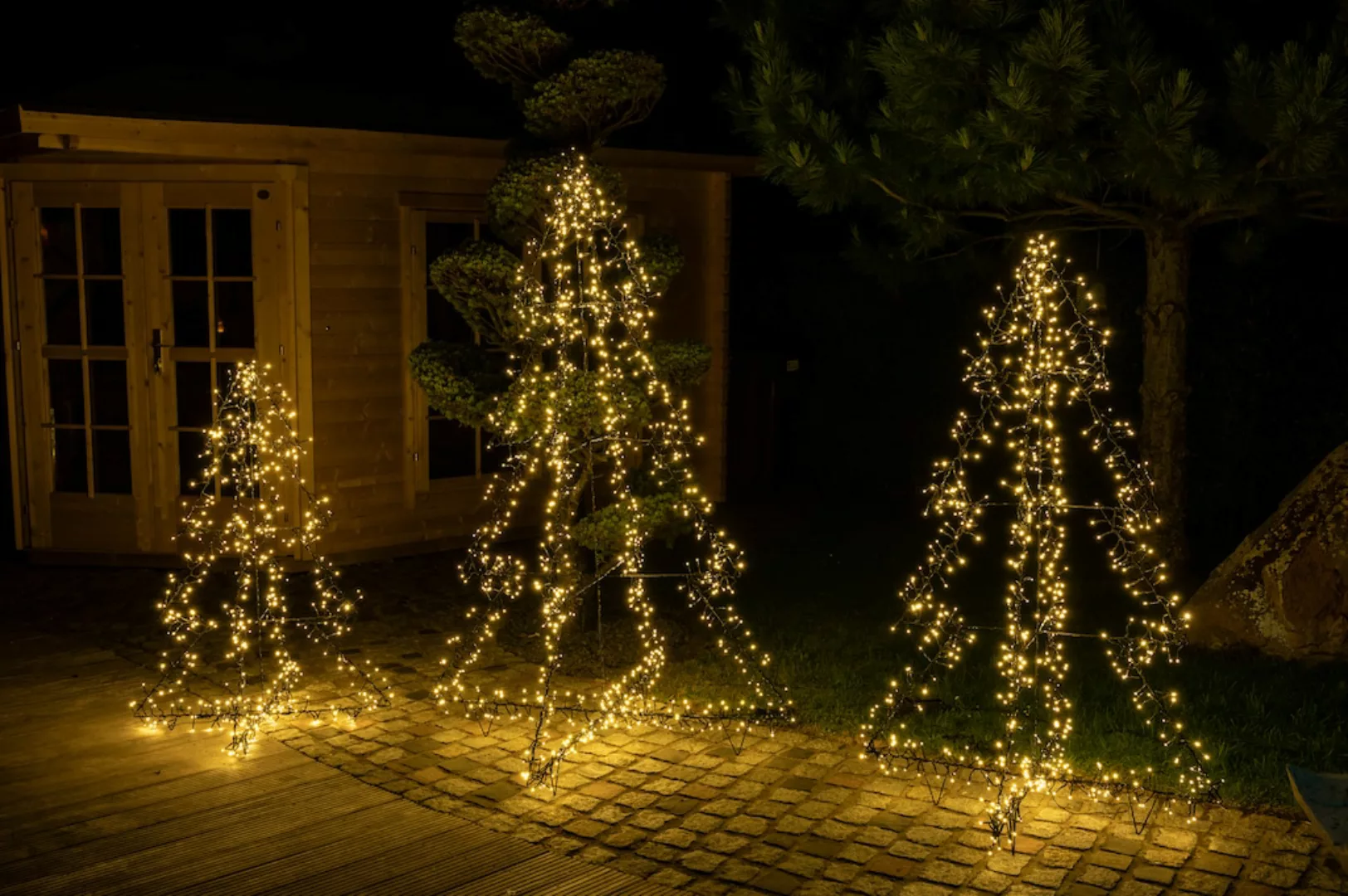 Star-Max LED Dekolicht »Weihnachtsdeko aussen«, 750 flammig-flammig, in 3D- günstig online kaufen