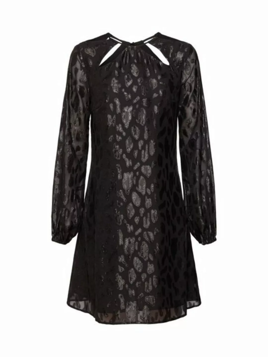 Esprit Collection Midikleid Gemustertes Kleid mit Glitzereffekt günstig online kaufen