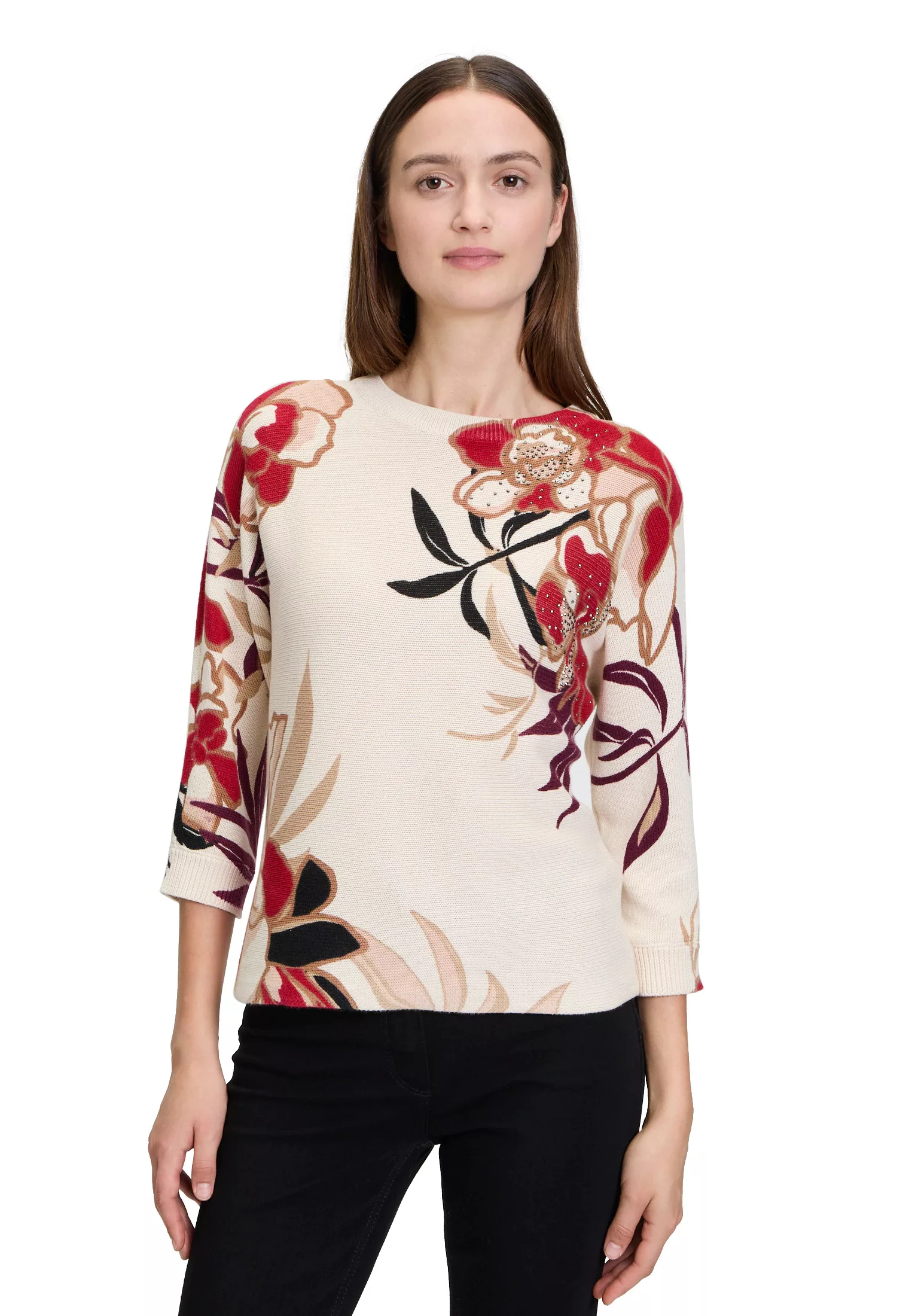 Betty Barclay Strickpullover "Betty Barclay Strickpullover mit Aufdruck", P günstig online kaufen