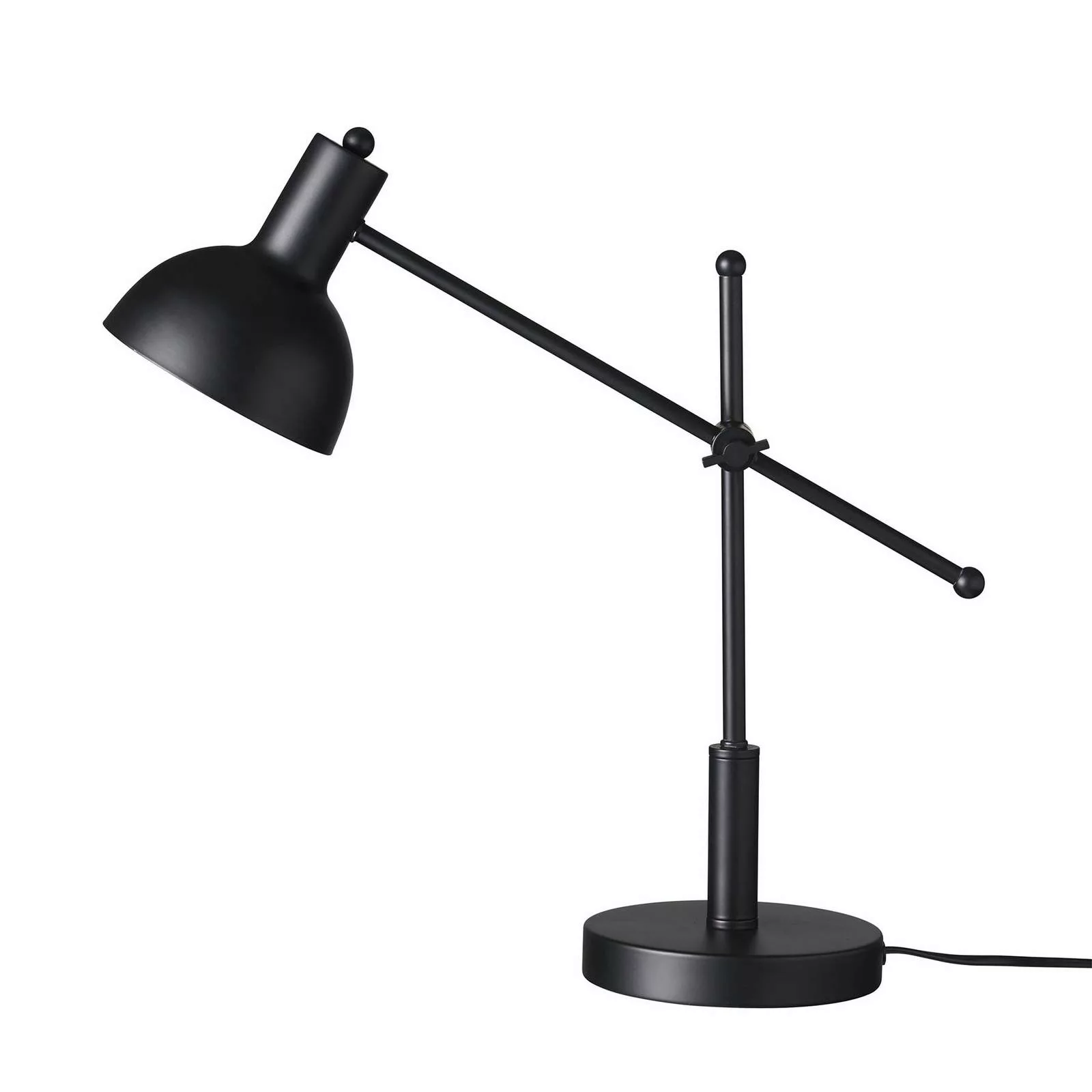 Dyberg Larsen London Schreibtischlampe in Schwarz günstig online kaufen