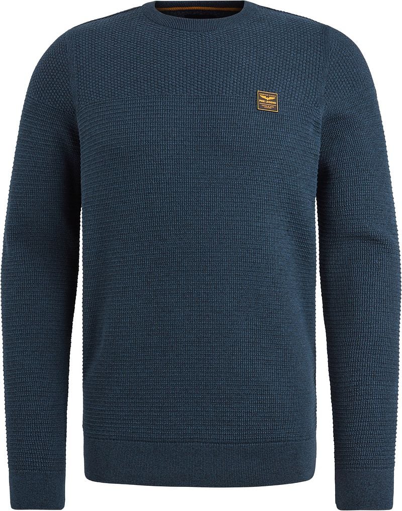 PME Legend Sweater Mouliné Navy - Größe M günstig online kaufen