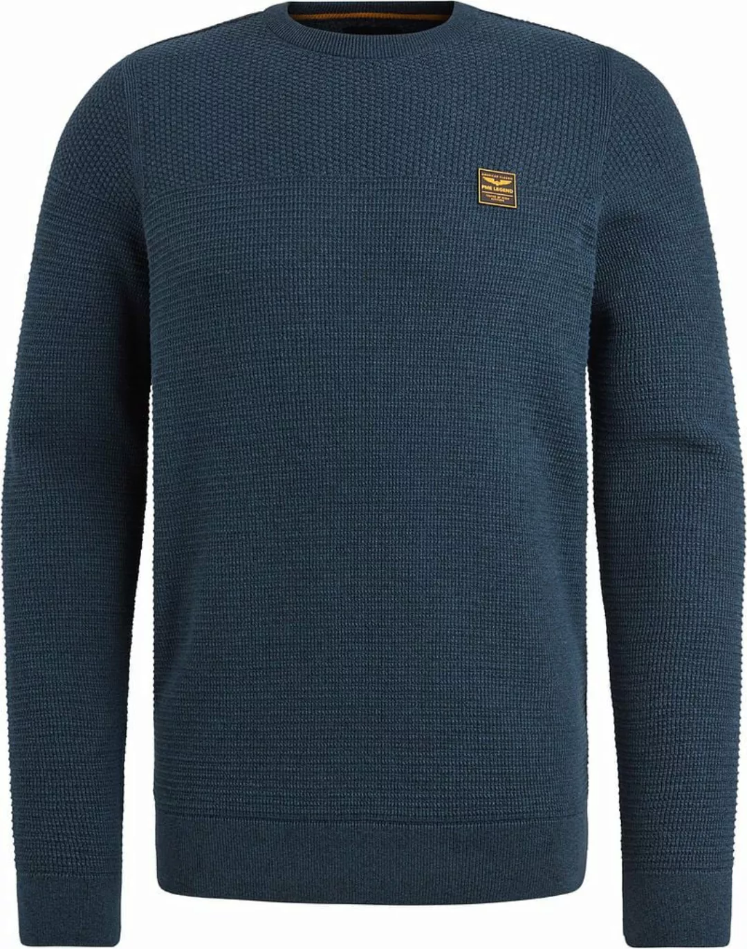 PME Legend Sweater Mouliné Navy - Größe M günstig online kaufen