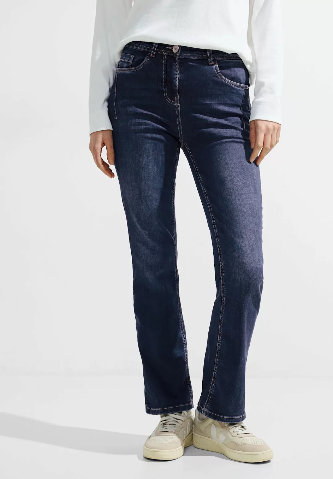 Cecil Gerade Jeans, High Waist günstig online kaufen