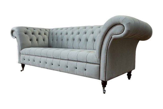 Xlmoebel 3-Sitzer Designer Sofa 3-Sitzer Chesterfield Polstermöbel Couchen, günstig online kaufen