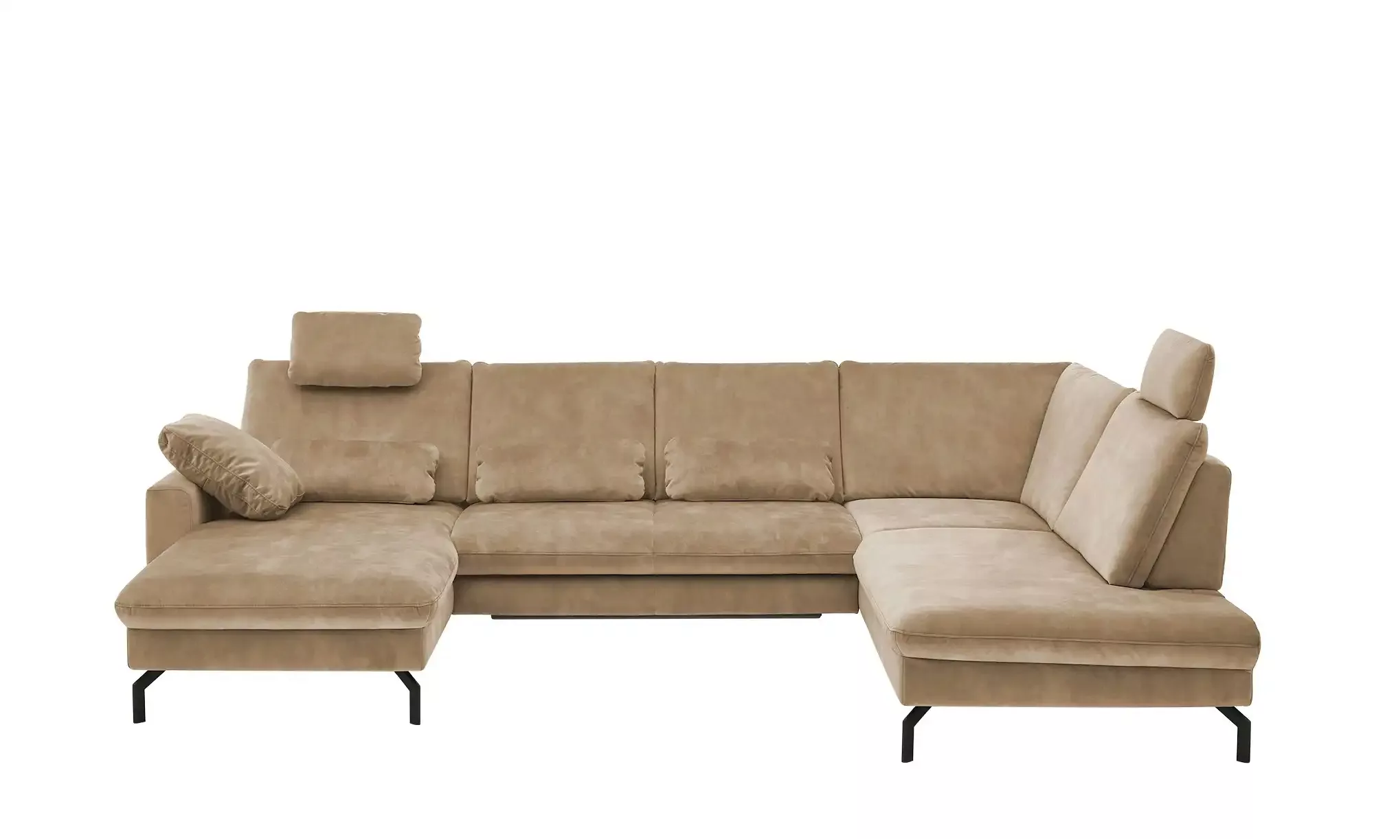 meinSofa Wohnlandschaft aus Mikrofaser Grace ¦ beige ¦ Maße (cm): B: 332 H: günstig online kaufen