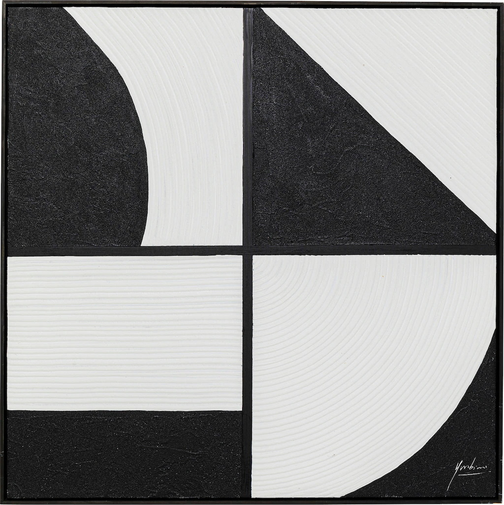 Kare Design Bild mit Rahmen "Gerahmtes Bild Modulo 100x100cm" günstig online kaufen