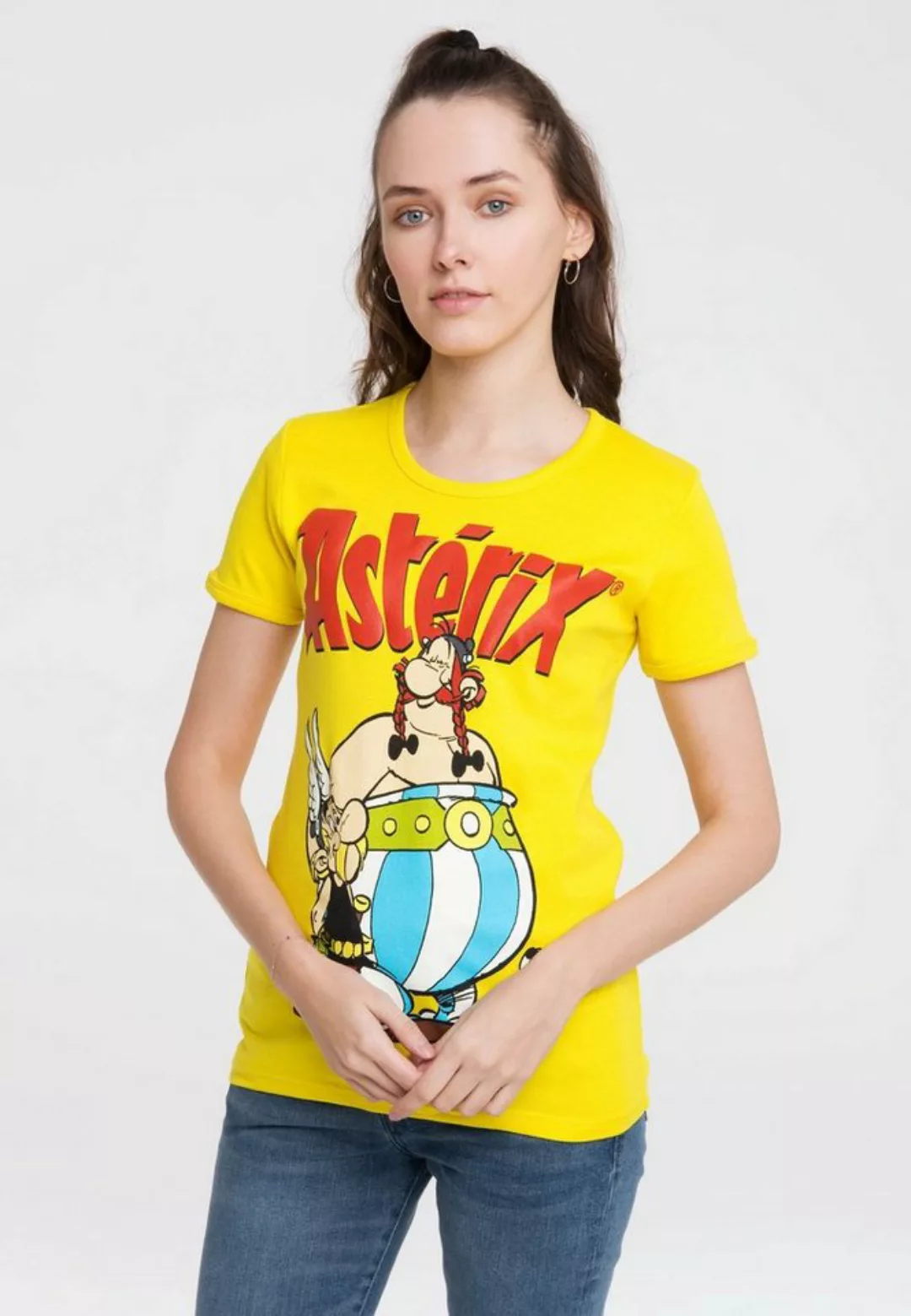 LOGOSHIRT T-Shirt Asterix der Gallier mit lizenziertem Originaldesign günstig online kaufen