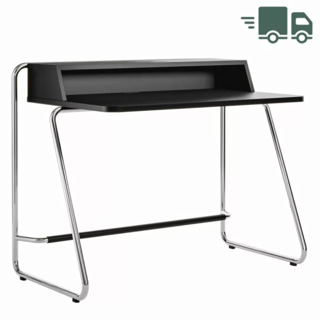 THONET Stahlrohr Schreibtisch S 1200 | Esche offenporig schwarz | Gestell v günstig online kaufen