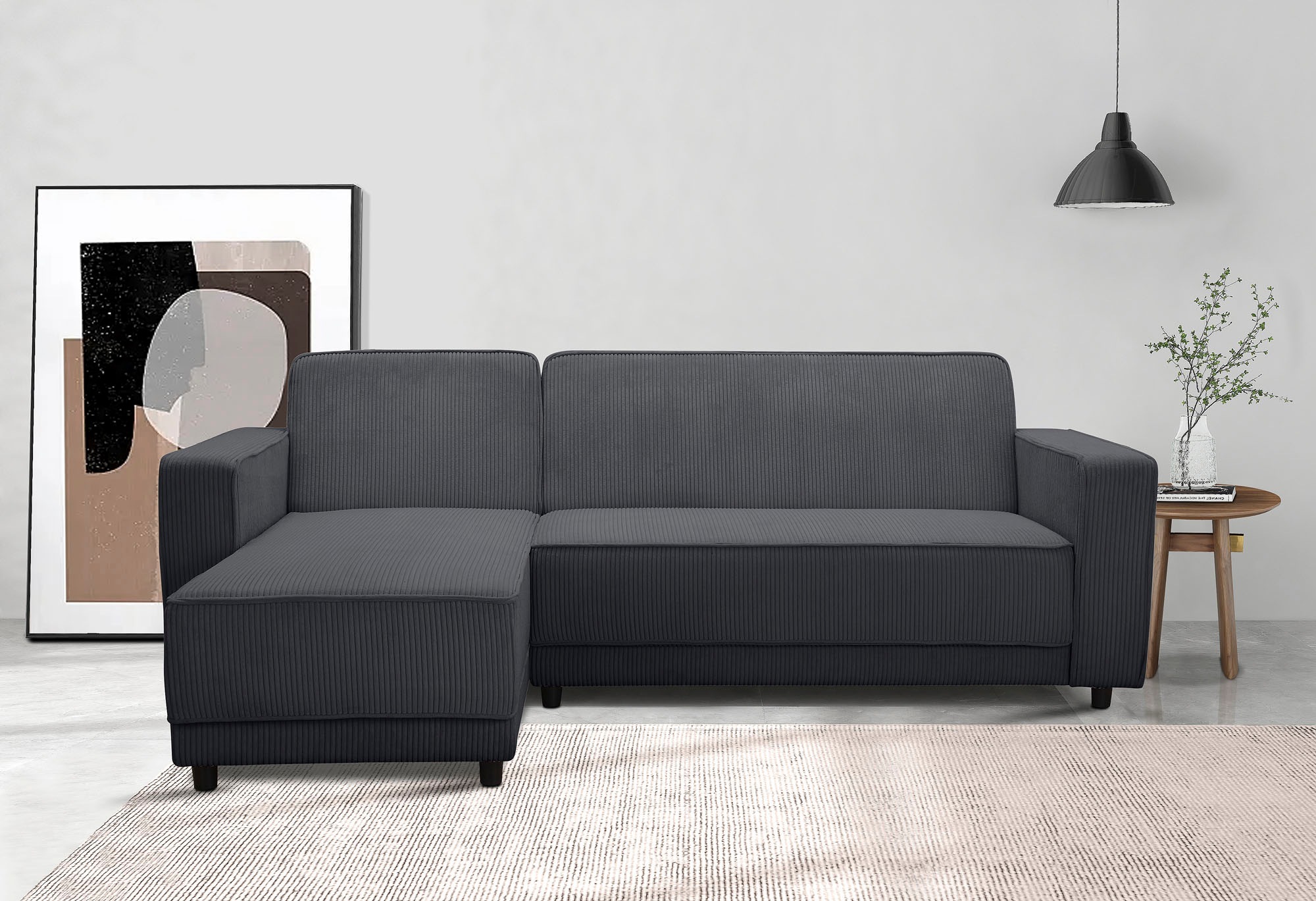 Dorel Home Ecksofa "Allie Schlafsofa 230 cm mit Relaxfunktion in der Rücken günstig online kaufen