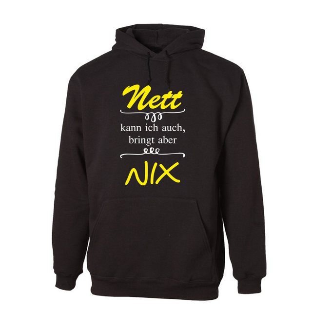 G-graphics Hoodie Nett kann ich auch, bringt aber nix Unisex mit trendigem günstig online kaufen