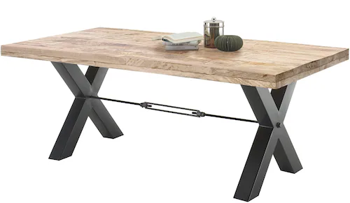 Stolkom Esstisch "Delhi", 200 cm breit in Massivholz Mango Wood günstig online kaufen
