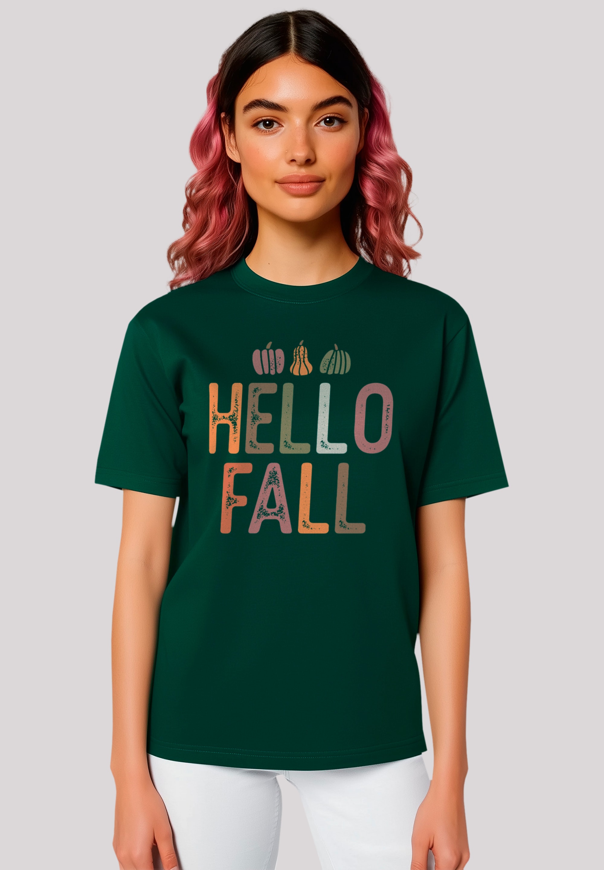 F4NT4STIC T-Shirt "Hello Fall Herbst", Premium Qualität, Halloween, Herbst günstig online kaufen