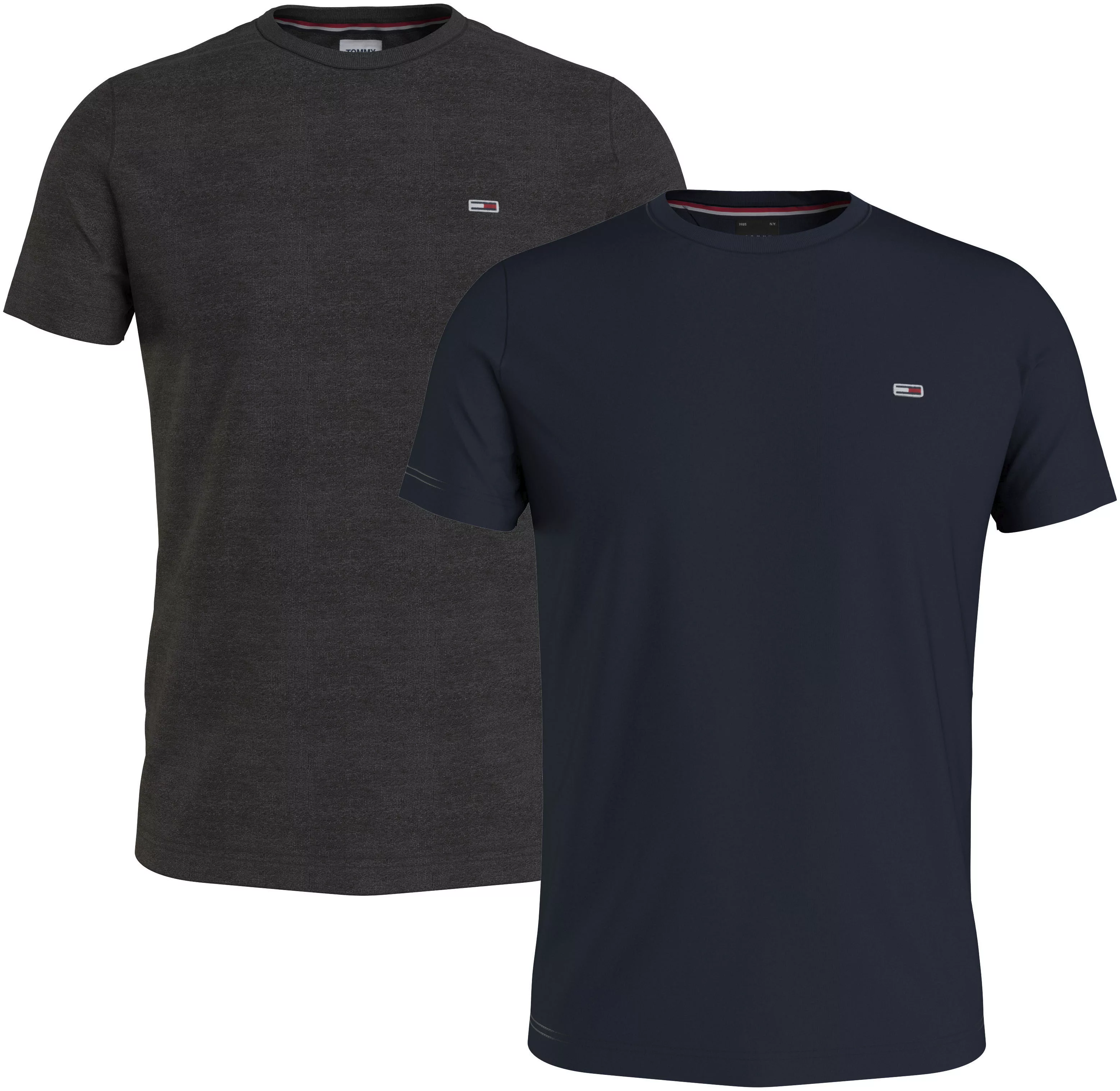 Tommy Jeans T-Shirt "TJM 2PACK SLIM JERSEY TEE", mit Rundhalsausschnitt günstig online kaufen