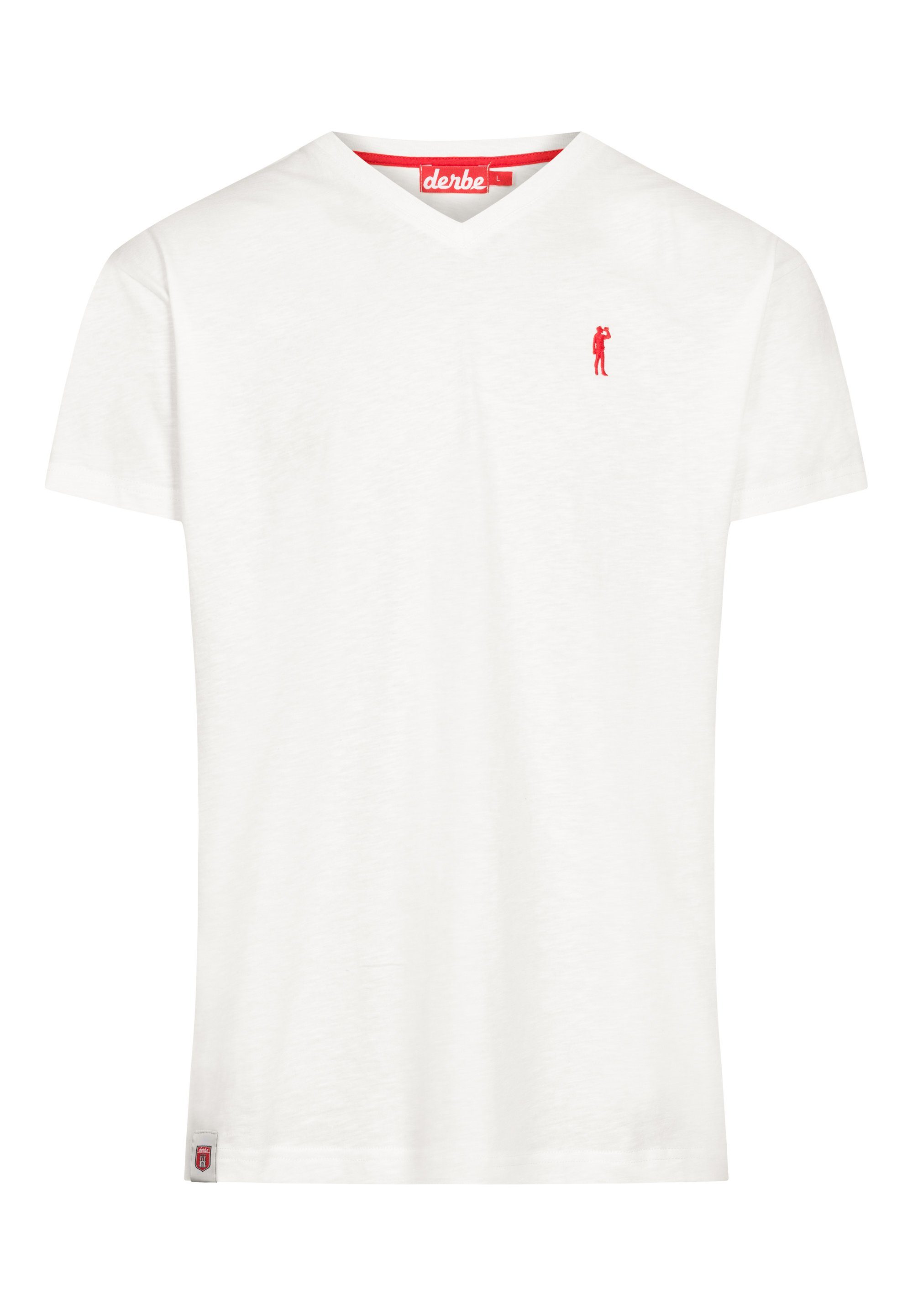Derbe Print-Shirt "Basic Kippes", Made in Portugal, Flamé Qualität günstig online kaufen