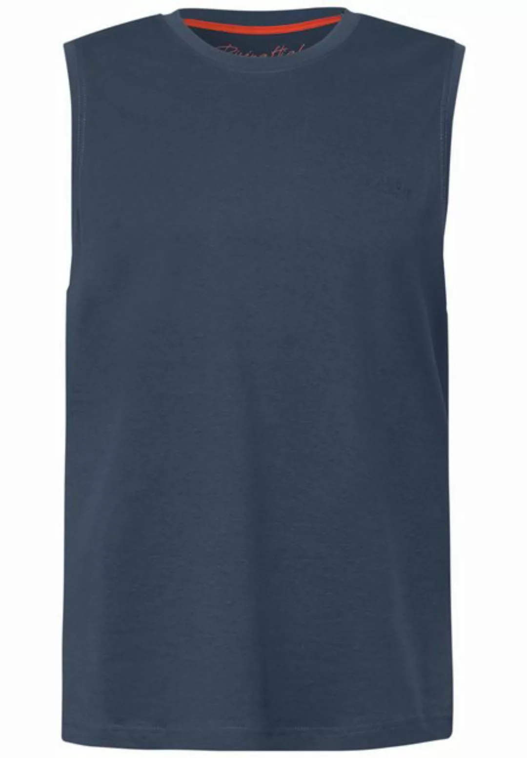 STREET ONE MEN Tanktop aus Jersey in Unifarbe günstig online kaufen