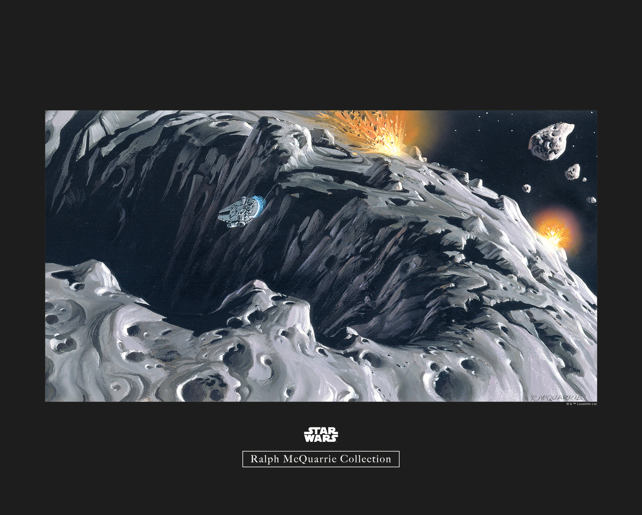 Komar Bild »Star Wars Classic RMQ Asteroid«, Star Wars, (1 St.), Wandbild z günstig online kaufen