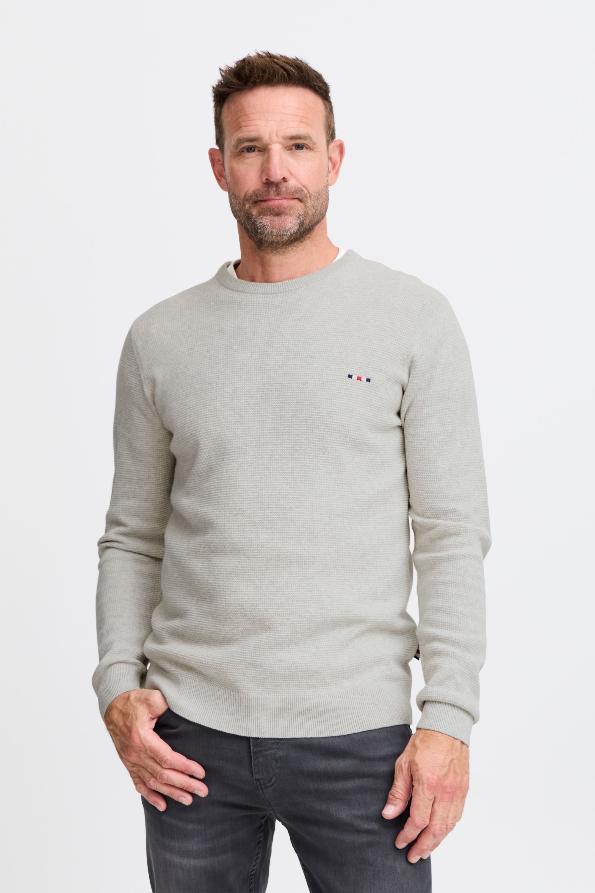 FQ1924 Strickpullover "FQ1924 FQKYLE structure crewneck knit" günstig online kaufen