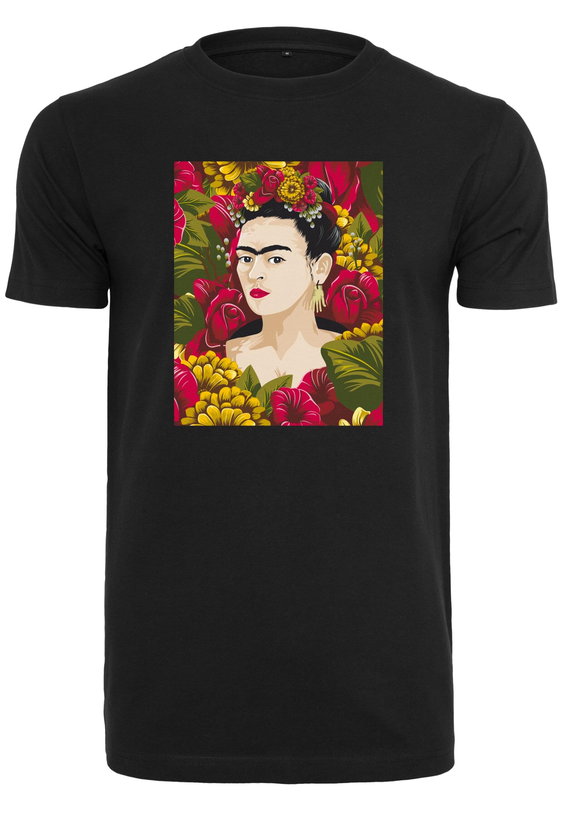 Merchcode Kurzarmshirt "Merchcode Damen Ladies Frida Kahlo Portrait Tee" günstig online kaufen