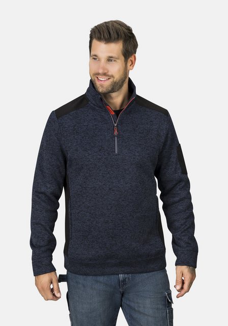 HERO by John Medoox Sweatjacke Knitted Workwear Arbeits-Fleece-Strickshirt günstig online kaufen