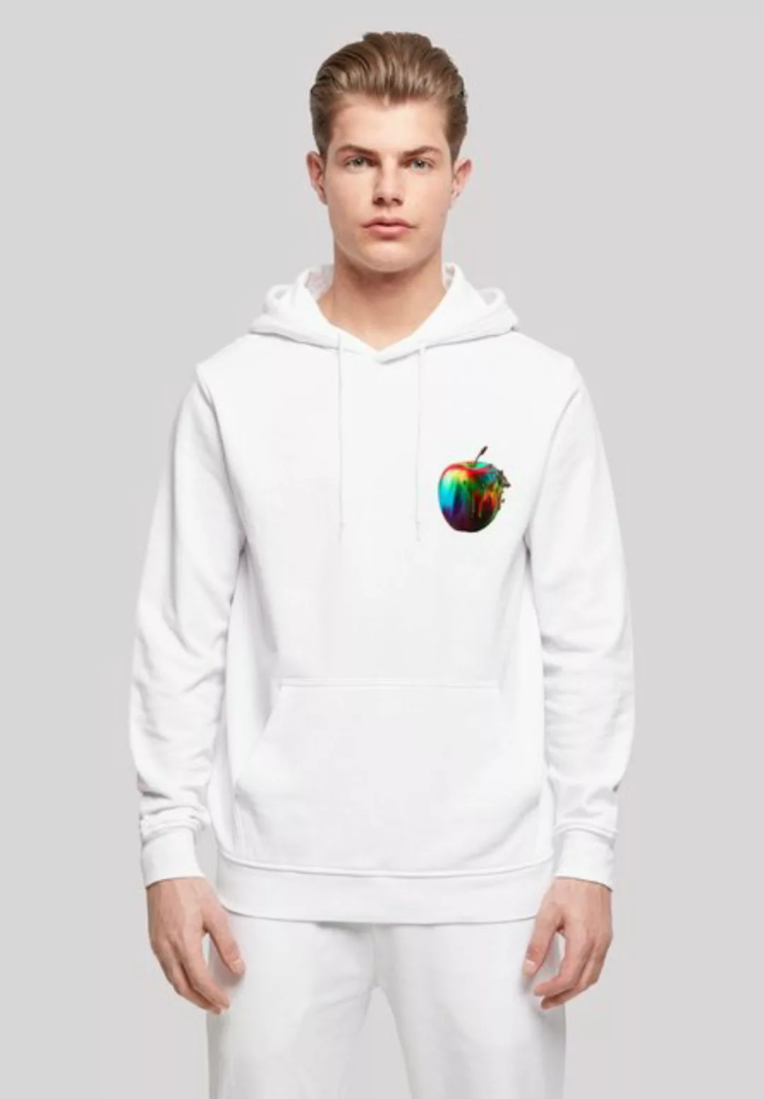 F4NT4STIC Kapuzenpullover Colorfood Collection - Rainbow Apple Print günstig online kaufen