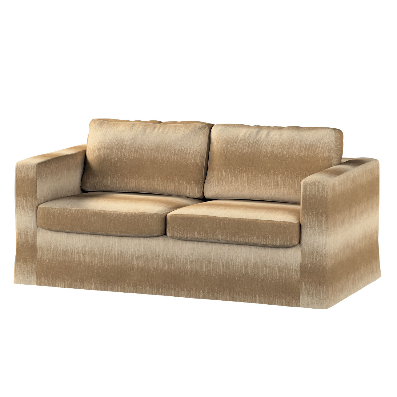 Bezug für Karlstad 2-Sitzer Sofa nicht ausklappbar, lang, creme-beige, Sofa günstig online kaufen
