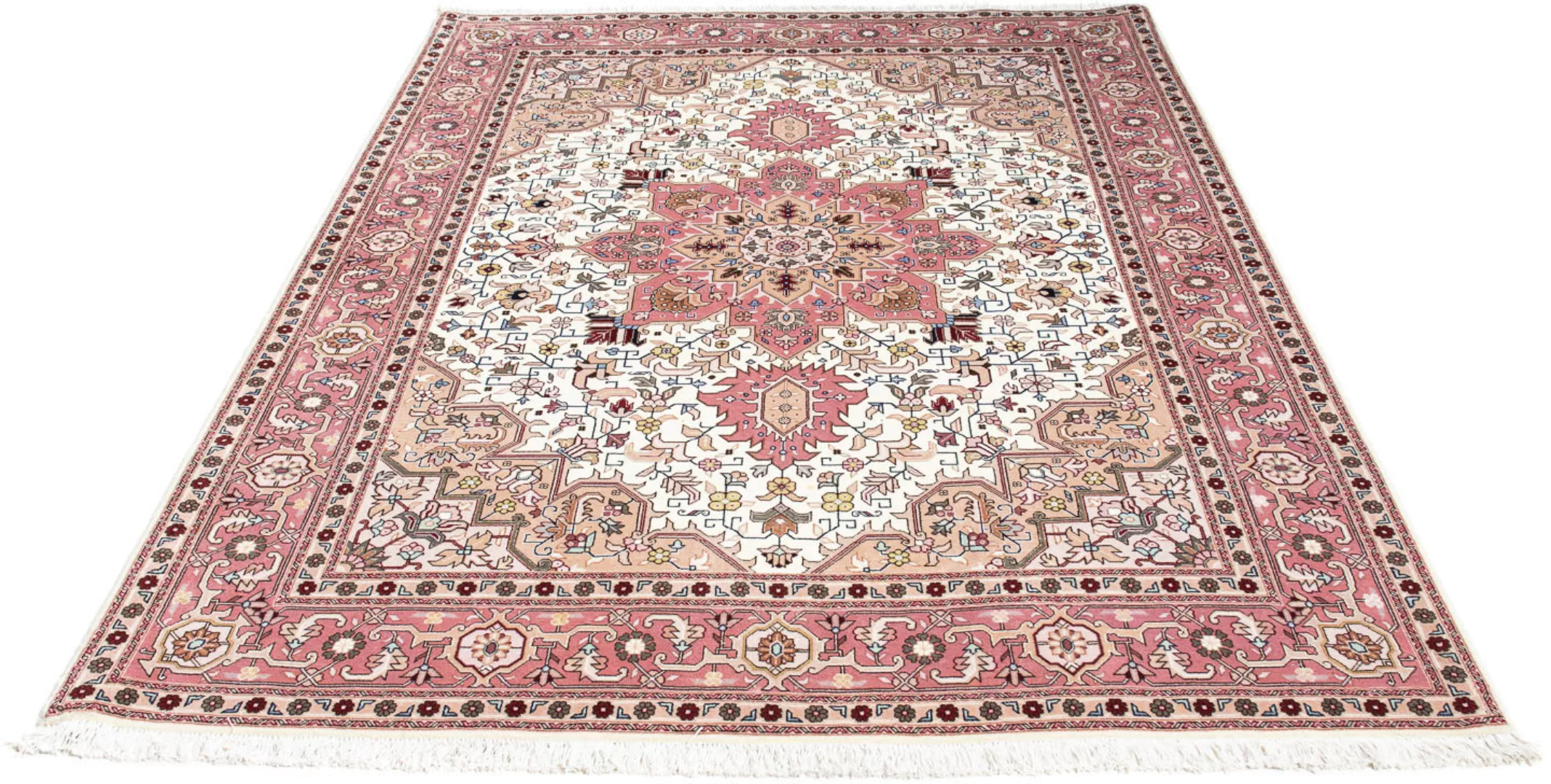 morgenland Wollteppich »Täbriz - 50 Raj Medaillon 200 x 153 cm«, rechteckig günstig online kaufen