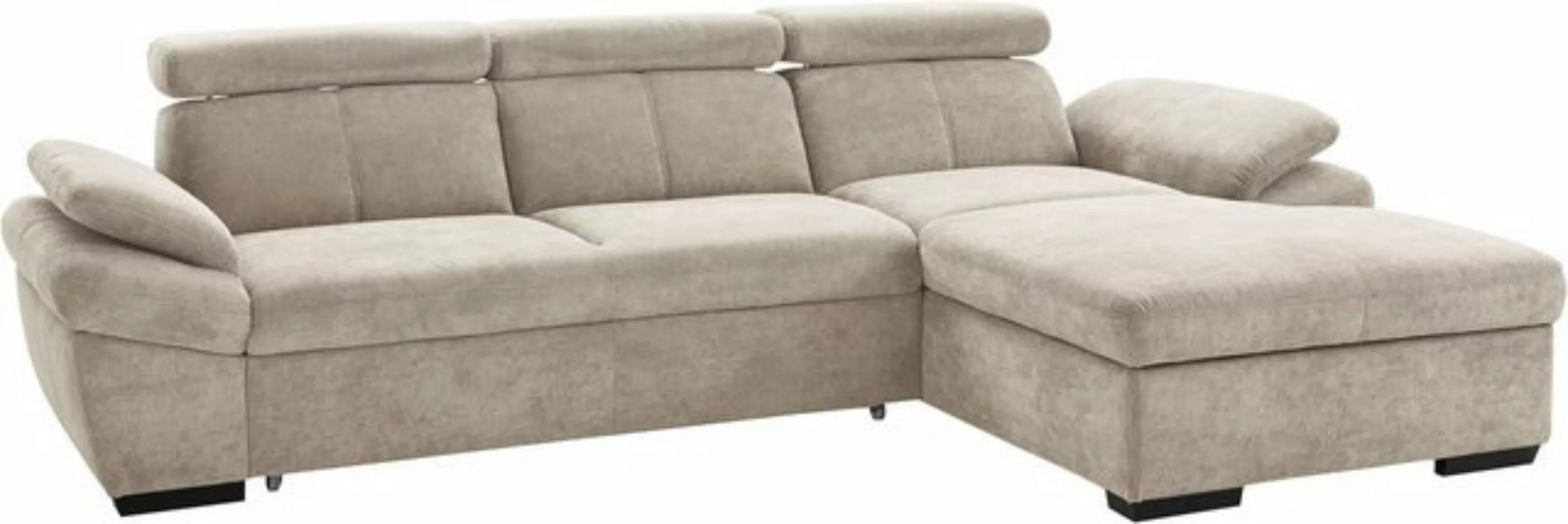 exxpo - sofa fashion Ecksofa "Salerno, L-Form", inkl. Kopf- und Armteilvers günstig online kaufen