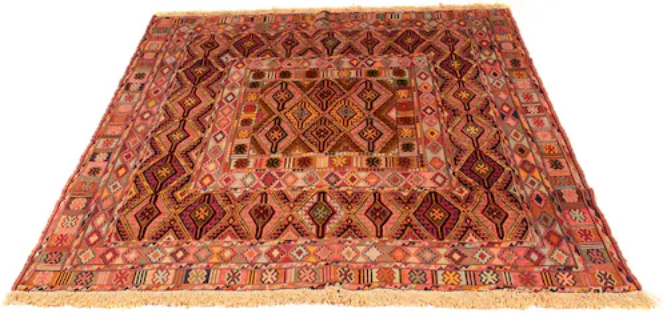 morgenland Wollteppich »Kelim - Oriental - 175 x 147 cm - mehrfarbig«, rech günstig online kaufen