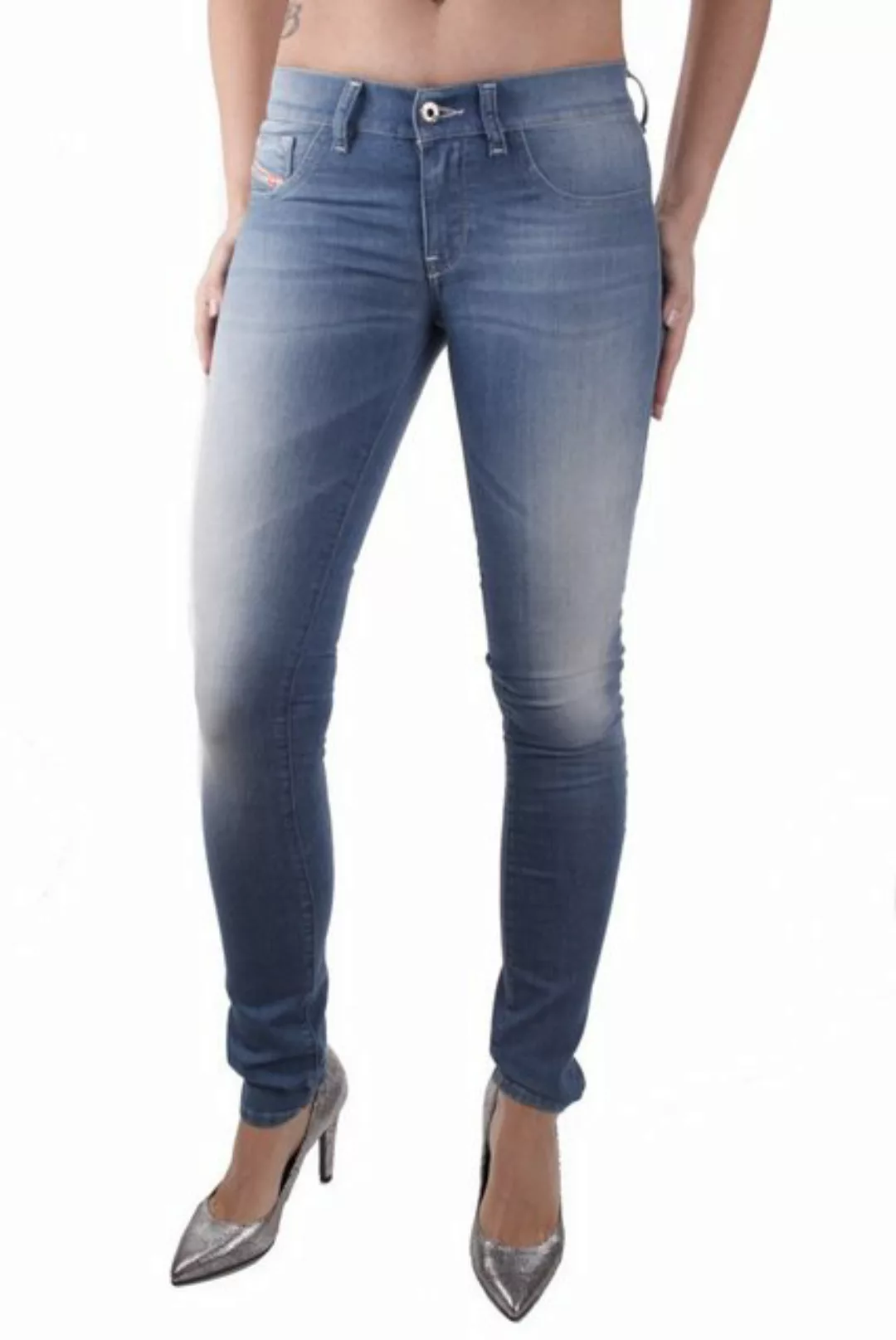 Diesel Jeansjeggings Diesel Livier 0841Y Damen Jeans Hose Slim Jeggings günstig online kaufen