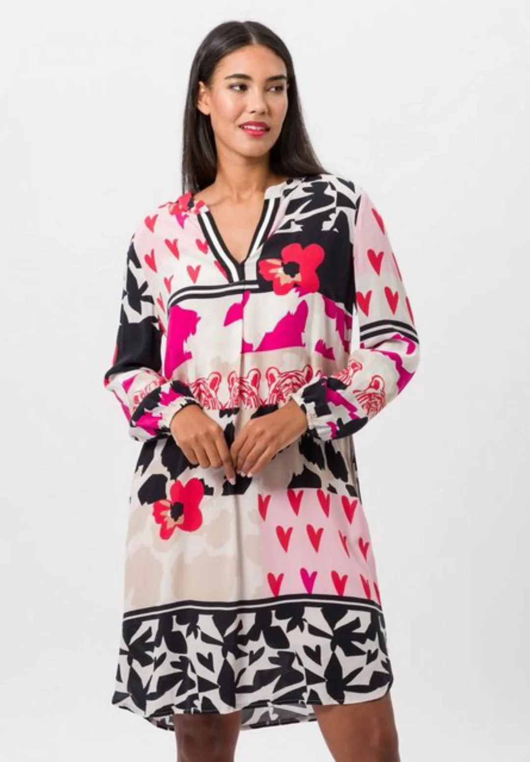 TUZZI Jerseykleid mit elastischen Ärmelsäumen günstig online kaufen
