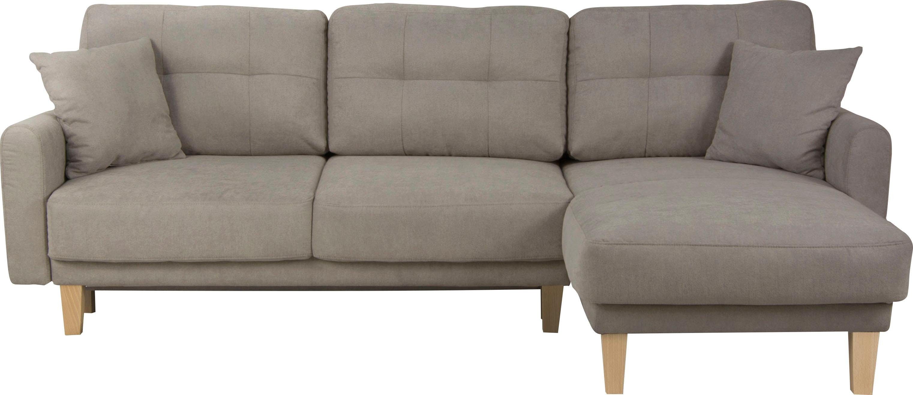 Home affaire Ecksofa "TRIPLO optionale Schlafsofa mit Bettkasten, Maße B/T/ günstig online kaufen