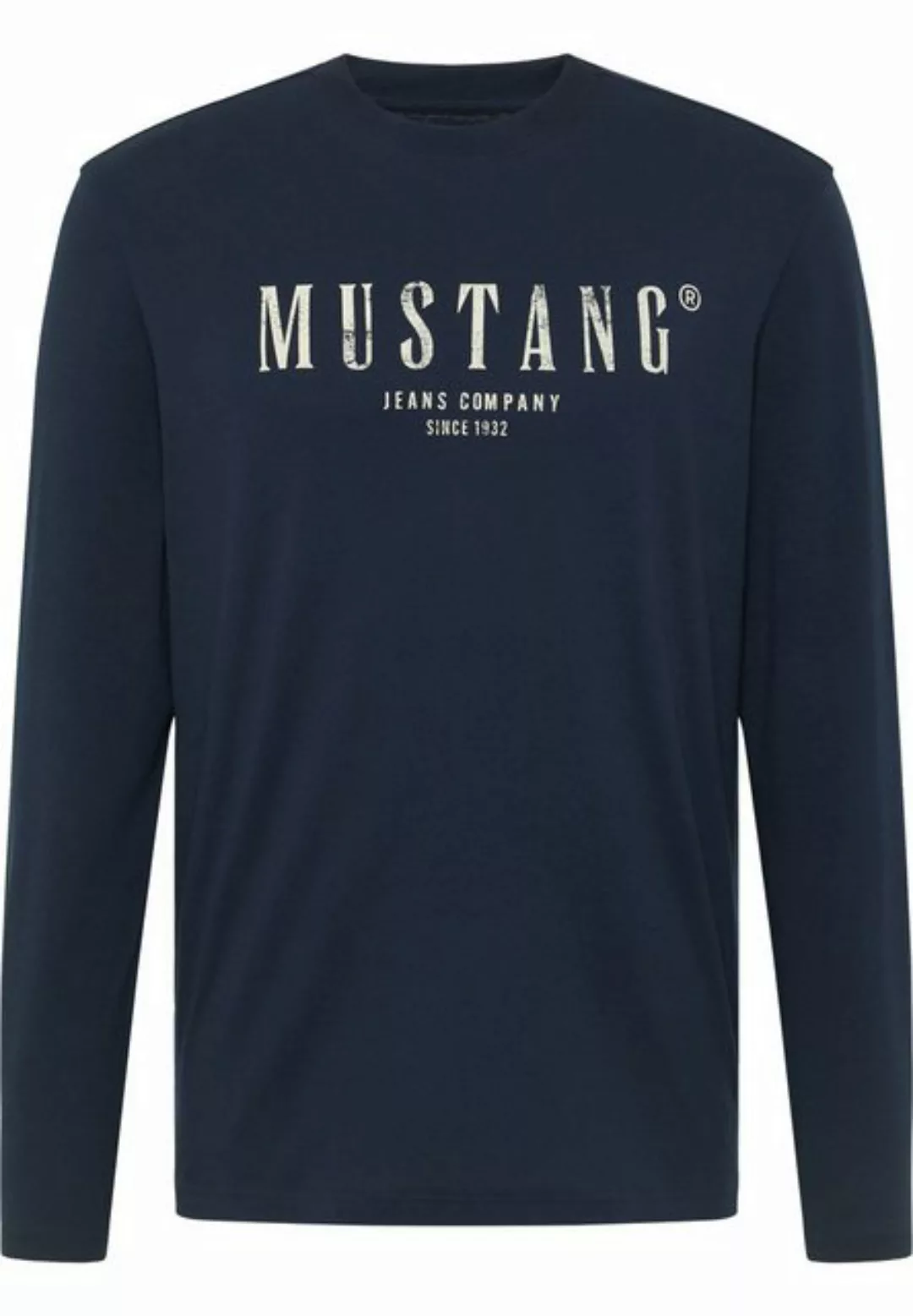 MUSTANG Langarmshirt "Langarmshirt" günstig online kaufen