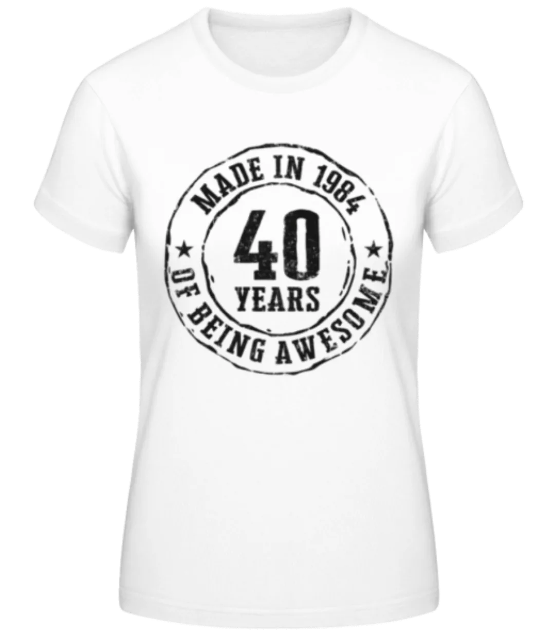 Made In 1984 · Frauen Basic T-Shirt günstig online kaufen