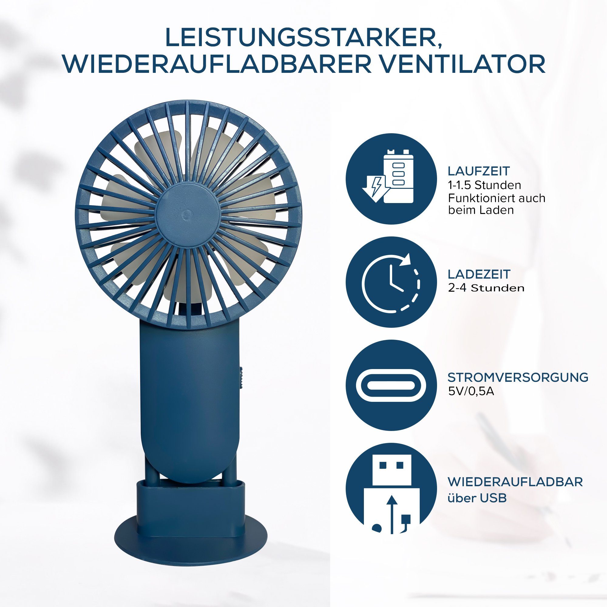 MAQETARA Products Mini USB-Ventilator Hand Ventilator günstig online kaufen