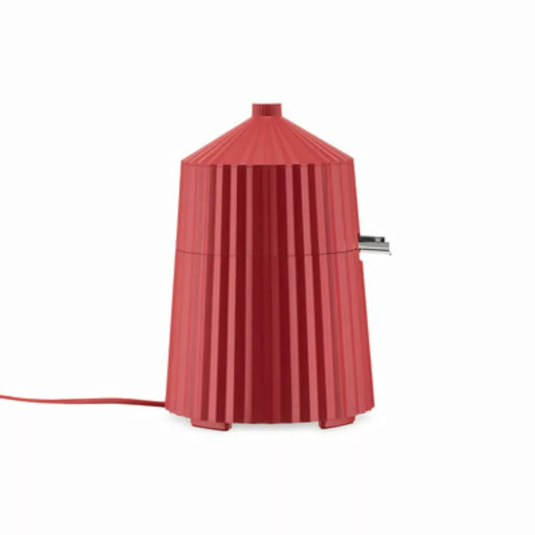 elektrische Zitruspresse Plissé plastikmaterial rot / 80 W - Alessi - Rot günstig online kaufen
