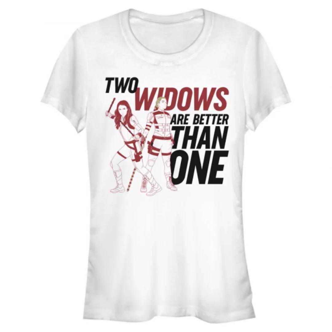 Marvel - Black Widow - Gruppe Two Widows - Frauen T-Shirt günstig online kaufen