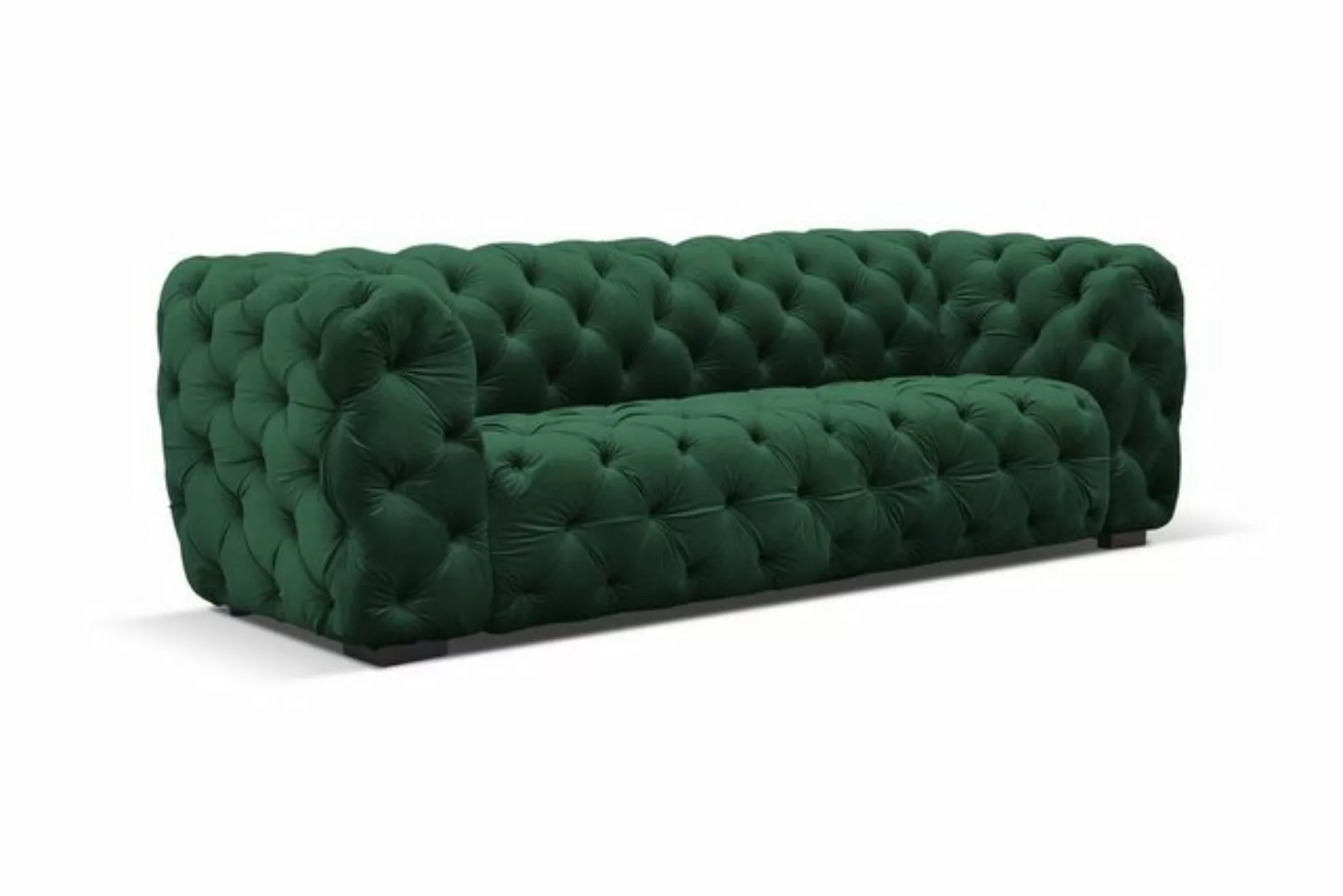 Fun Möbel Sofa Sofa Designer-Sofa NATALIE 4-Sitzer in Stoff, 1 Teile, Rundu günstig online kaufen