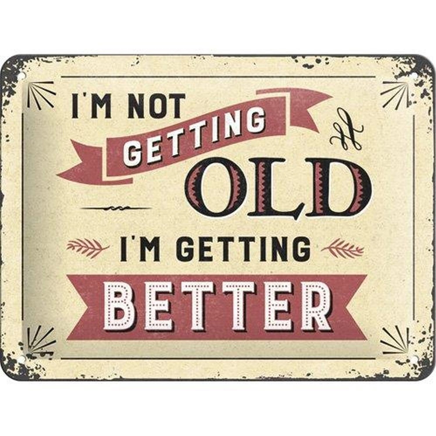 Nostalgic-Art Blechschild 15x20 cm - Word Up - I'm Not Getting Old günstig online kaufen