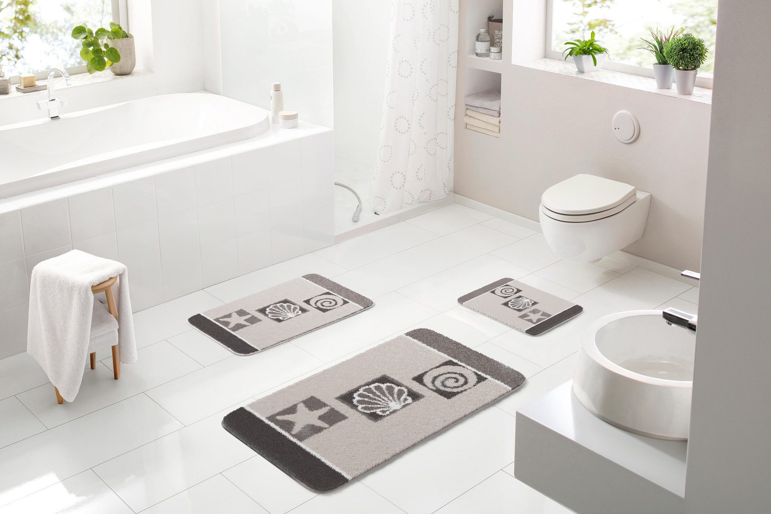 Linea Due Badematte Touchme, Höhe 18 günstig online kaufen
